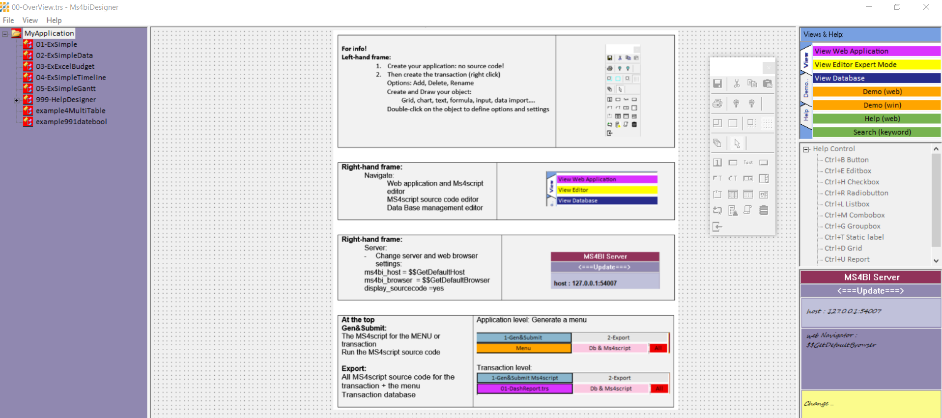 Ms4Designer Editor