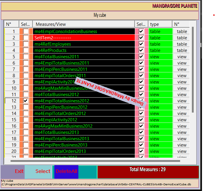 MS4BI windows 3