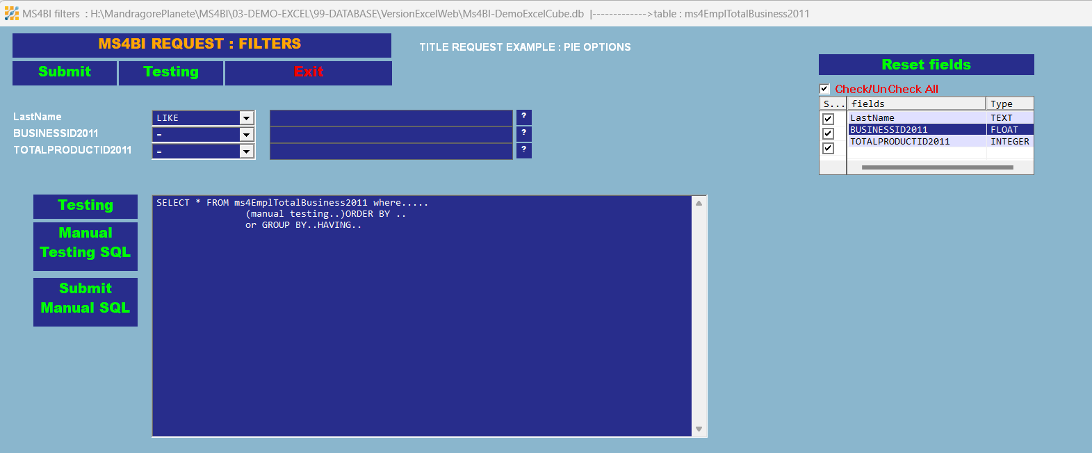 MS4BI windows 5